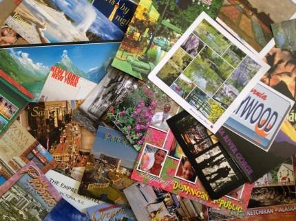 After over 20 years of collecting postcards, my collection includes Asia, the South Pacific, all of Western Europe, Central America, around the United States and Canada. Photo by Brooke Stobbe