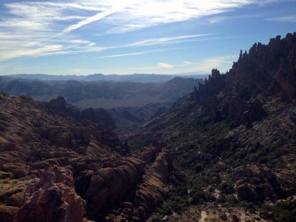 Peralta Trail is located in the far east valley near Gold Canyon.