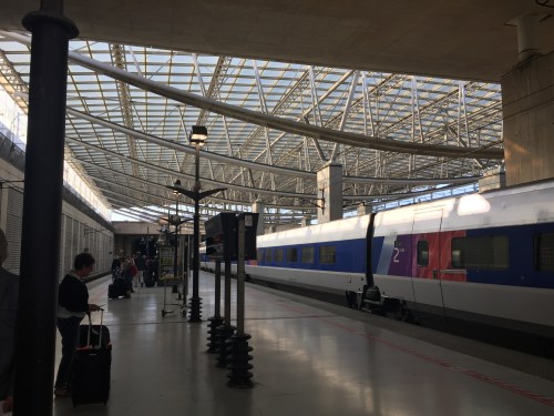 The TGV, France's bullet train, has a stop conveniently located in the Charles de Gaulle airport.