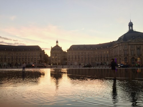 While tempting, when people walk onto the water, they not only walk into people's photos, but also create movement on the surface, changing the glass aesthetic. 