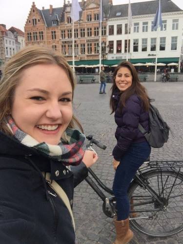 After meeting at our hostel in Brussles, we spent two days traveling together in Brussles, and even to Brugge for a day on bikes.