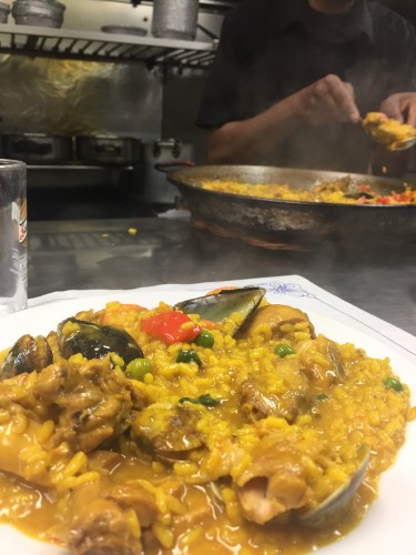 Everything paella, including more varieties of seafood than I could identify.